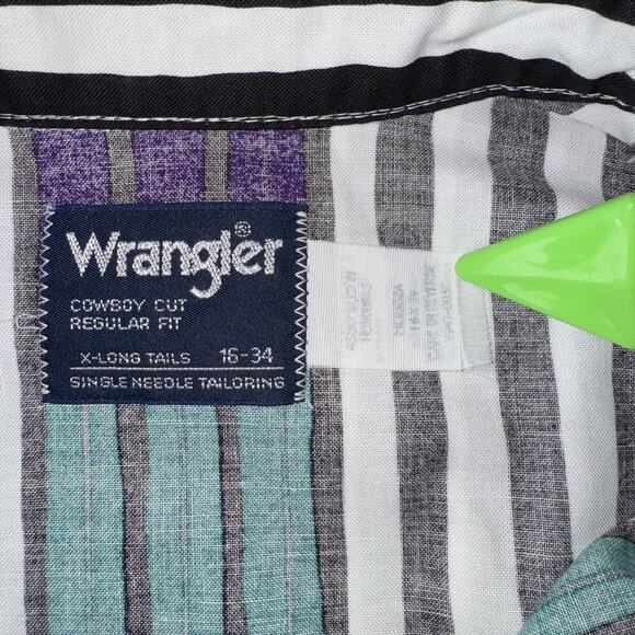 Wrangler Vintage 16-34 Cowboy Cut Regular Fit X-Long Tails Single Needle Tailor - Picture 6 of 8